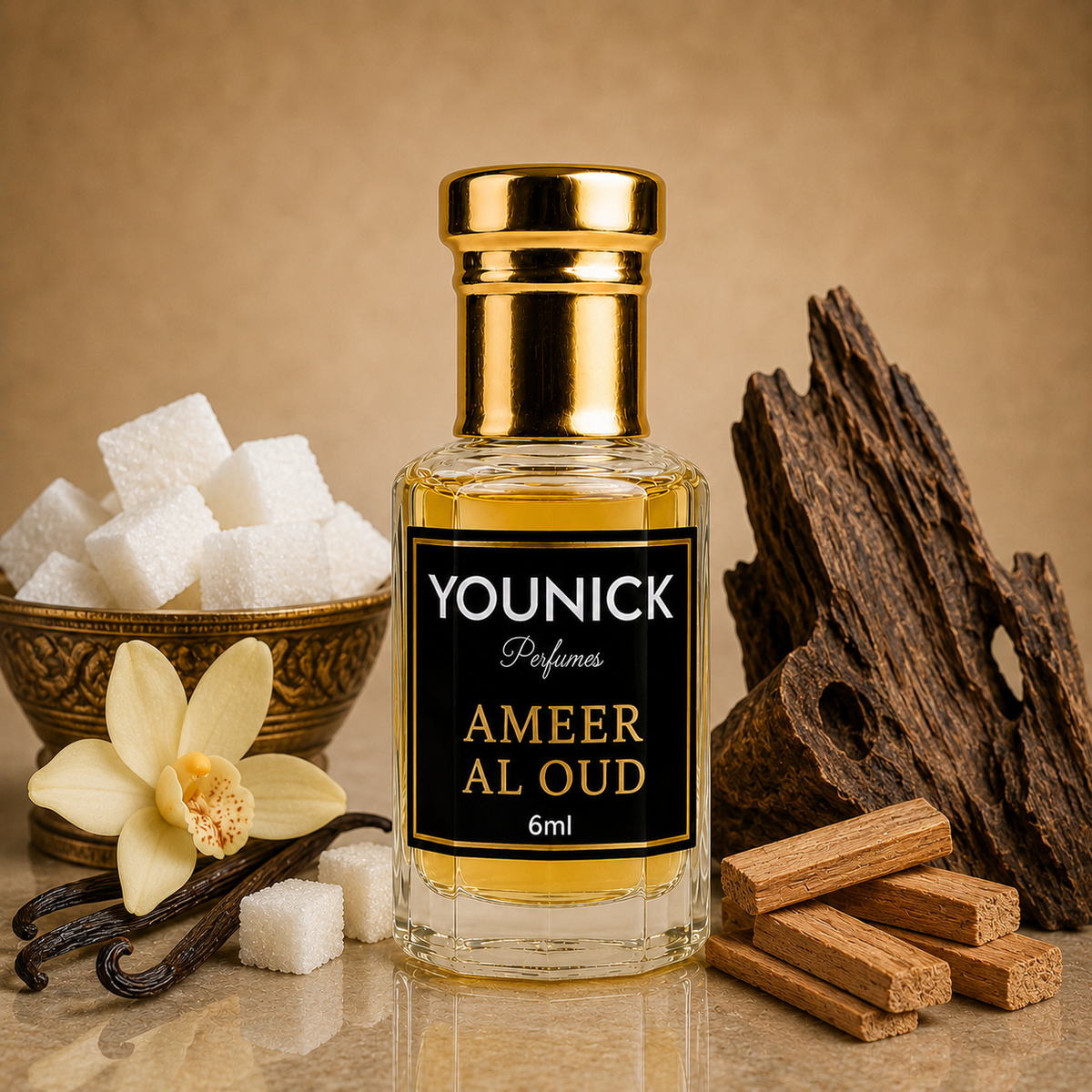 AMEER AL OUD Attar by YOUNICK Concentrated • Sweet • Woody Oud Attar