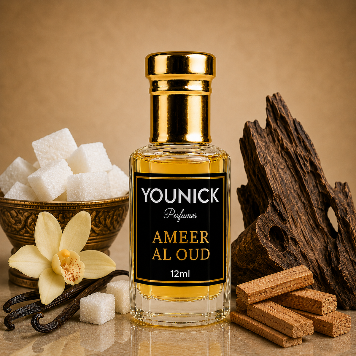 AMEER AL OUD Attar by YOUNICK Concentrated • Sweet • Woody Oud Attar