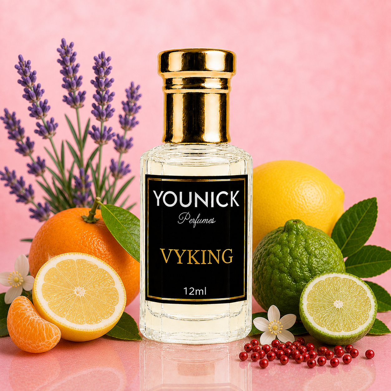 YOUNICK VYKING Attar – Fresh Citrus & Woody Aromatic Perfume Oil | 6ml / 12ml / 25ml
