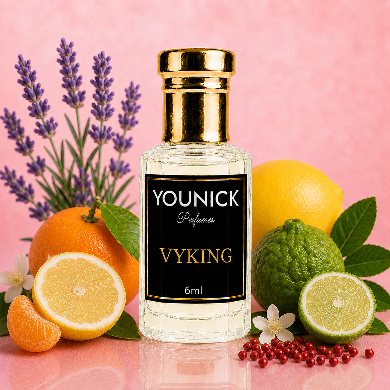 YOUNICK VYKING Attar – Fresh Citrus & Woody Aromatic Perfume Oil | 6ml / 12ml / 25ml
