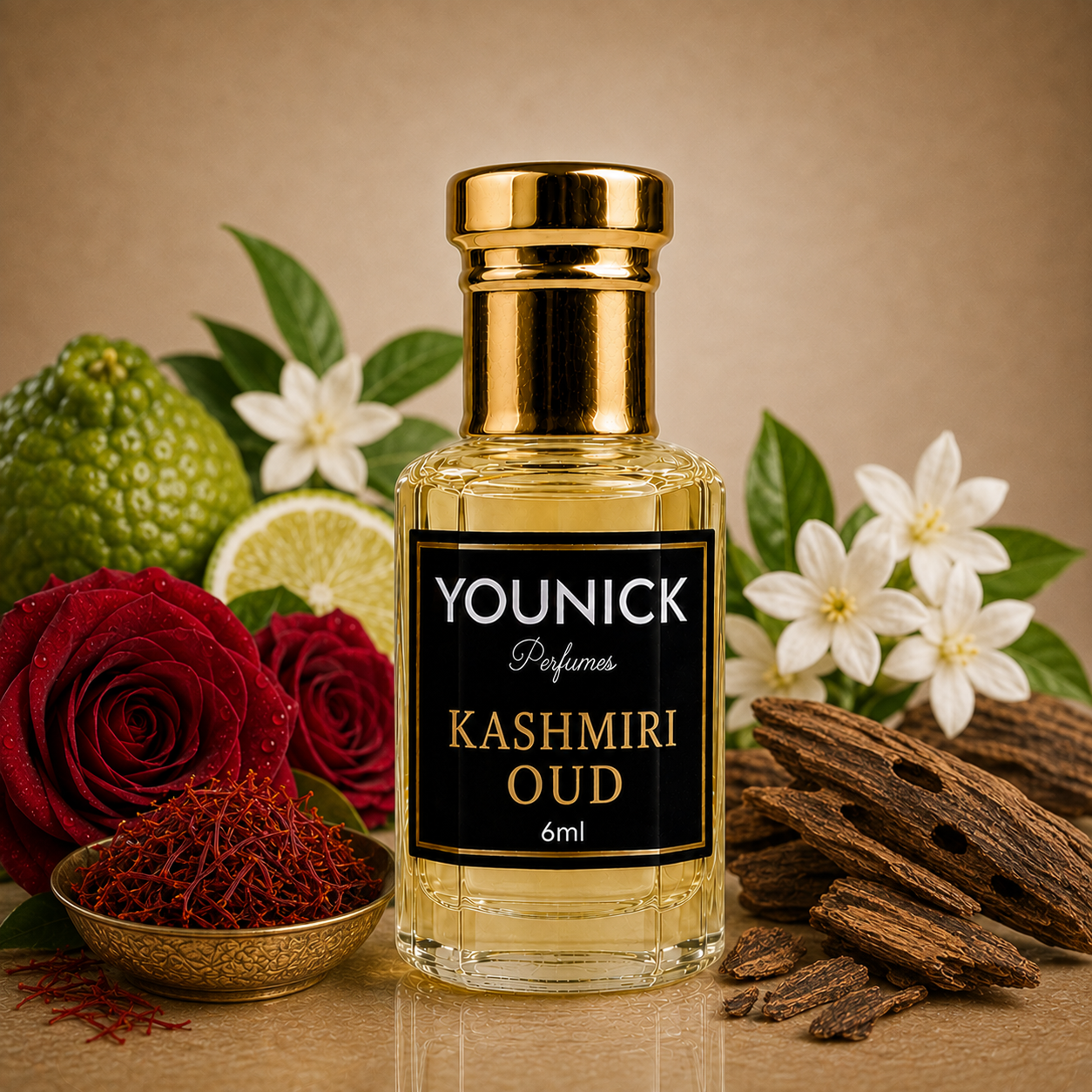 YOUNICK Kashmiri Oud Attar – Premium Long-Lasting Fragrance
