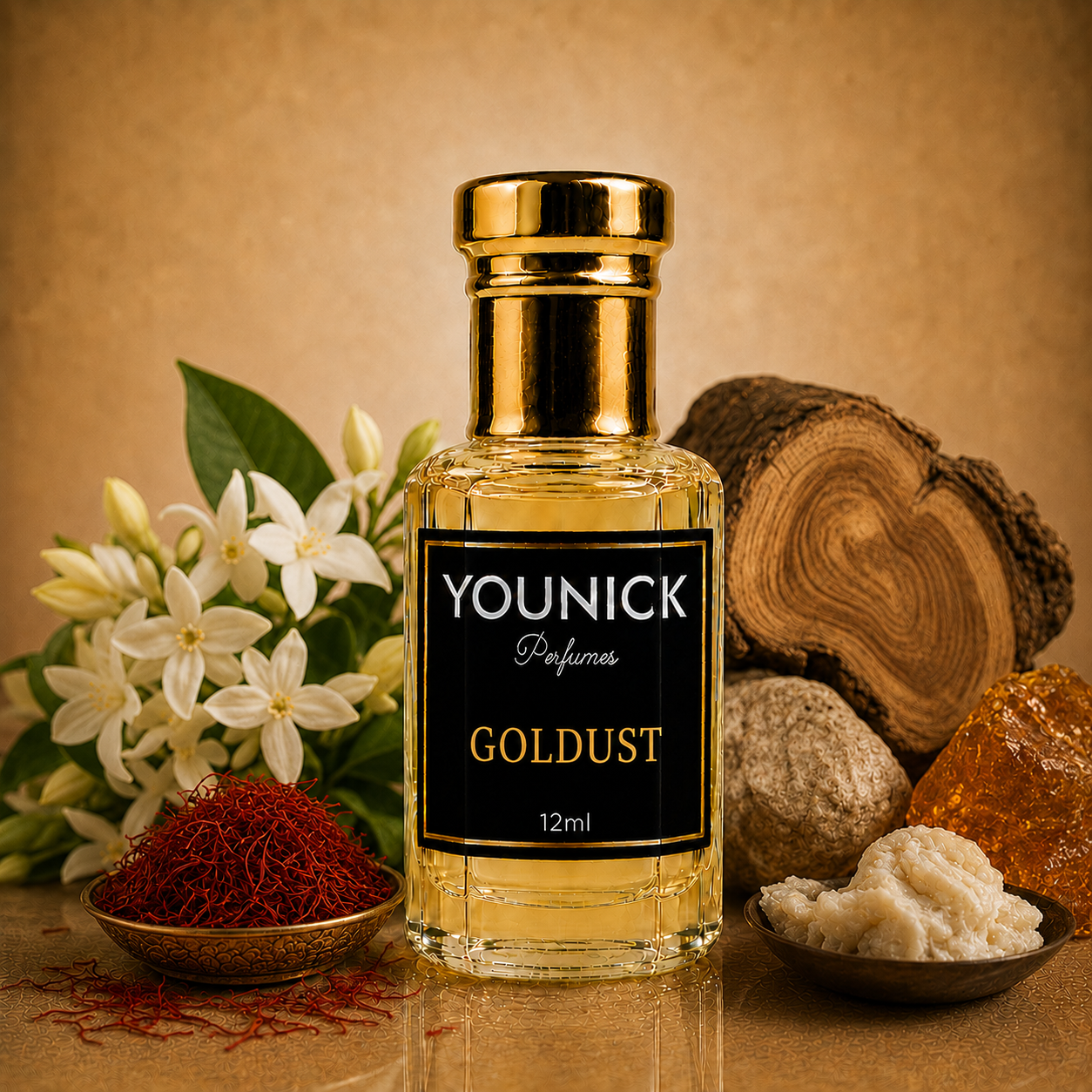 YOUNICK Goldust Attar – Premium Long-Lasting Attar | 6ml / 12ml / 25ml