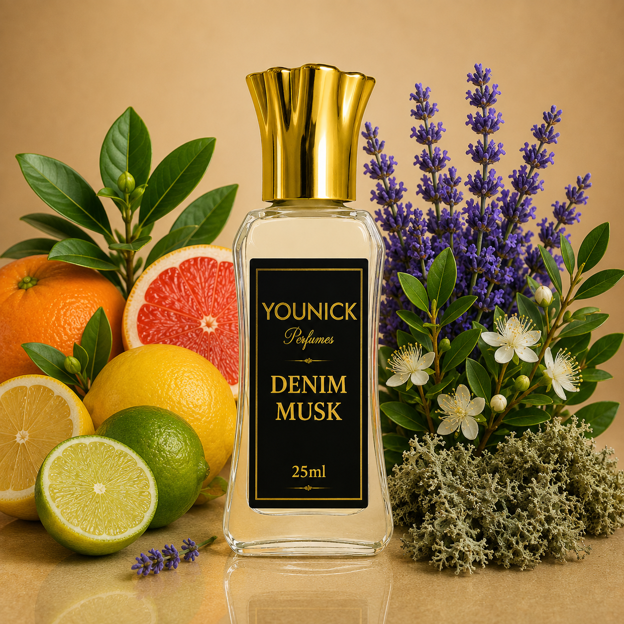 YOUNICK Denim Musk Premium Attar | Fresh Woody Long Lasting Perfume Oil | Unisex Alcohol-Free Attar