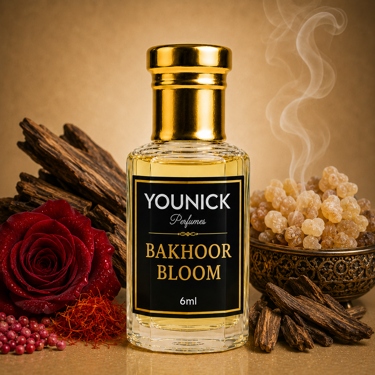 Bakhoor Bloom Attar – Concentrated Perfume Oil by YOUNICK