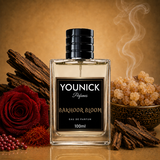 Bakhoor Bloom Eau de Parfum – A Desert-Inspired Luxury Fragrance by YOUNICK