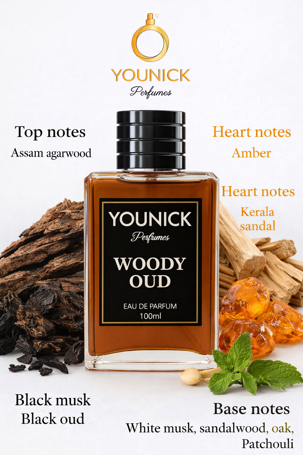 Woody Oud by YOUNICK – Luxury Oud Eau De Parfum