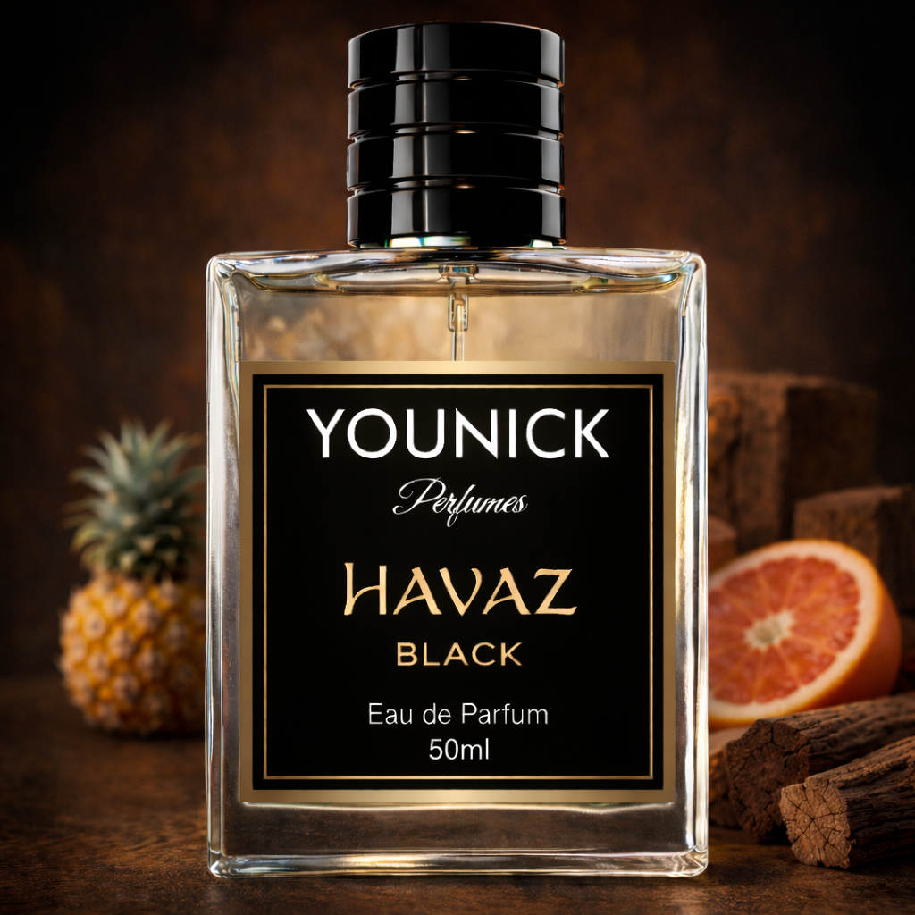 Havaz Black by YOUNICK – Bold Dark Fresh Eau De Parfum for Men