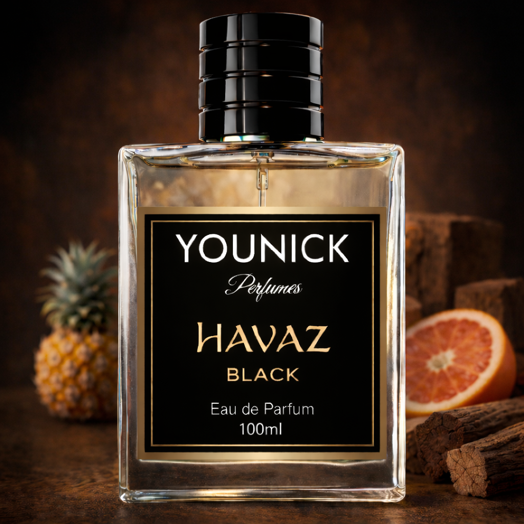 Havaz Black by YOUNICK – Bold Dark Fresh Eau De Parfum for Men