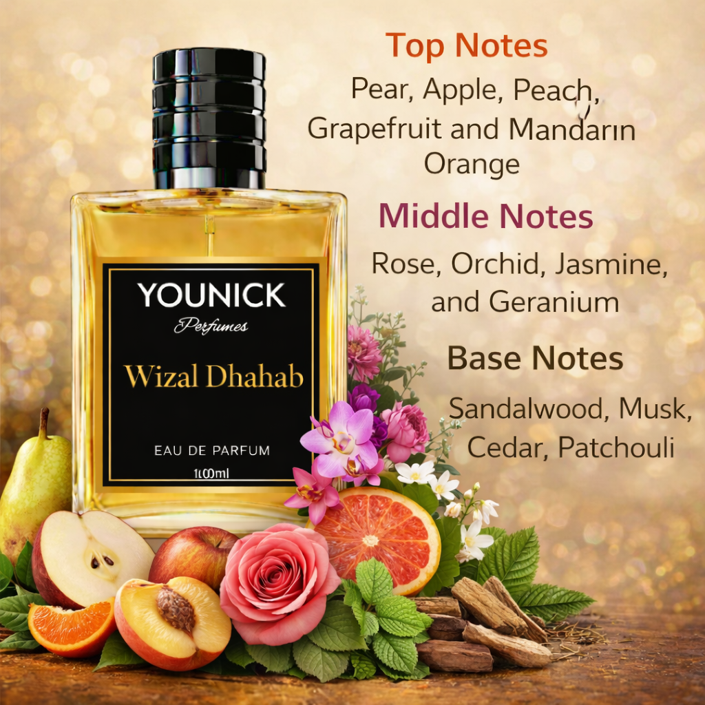 Wizal Dhahab by YOUNICK – Luxury Golden Eau De Parfum