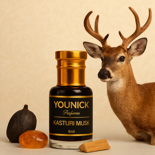 YOUNICK Kasturi Musk Attar – Deep Earthy & Smoky Musk Fragrance | Long Lasting Unisex Attar