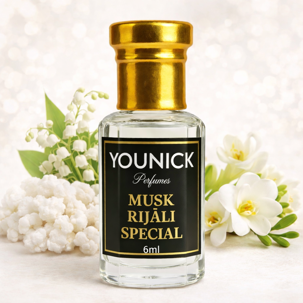 Musk Rijali Special by YOUNICK Perfumes – Fresh White Musk Floral Attar