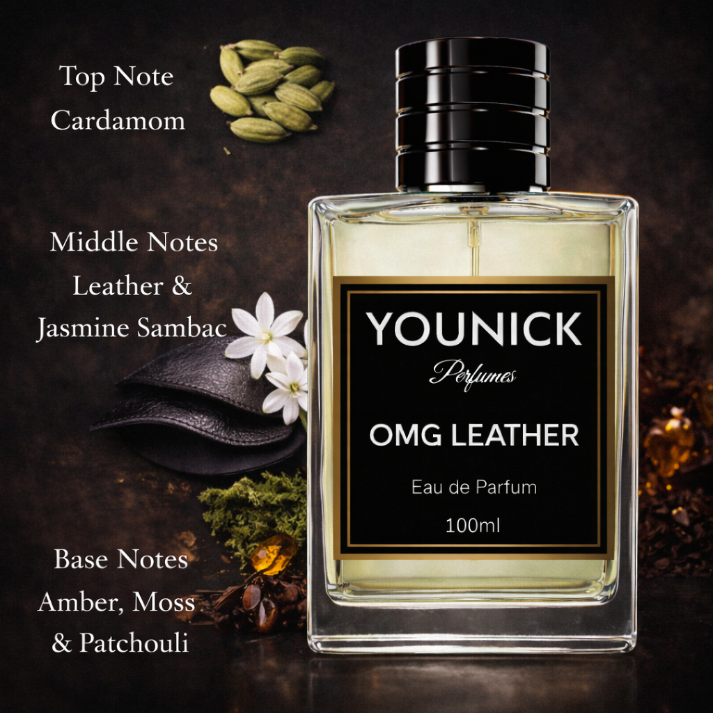 OMG LEATHER by YOUNICK – Eau de Parfum Inspired Version Of Ombré Leather by Tom Ford