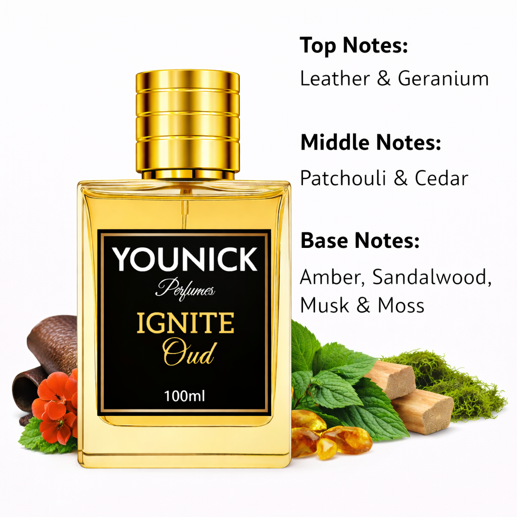 Ignite Oud by YOUNICK Eau De Parfum – Bold, Smoky & Sensual Inspired by Ignite Oud by Ahmed Al Maghribi