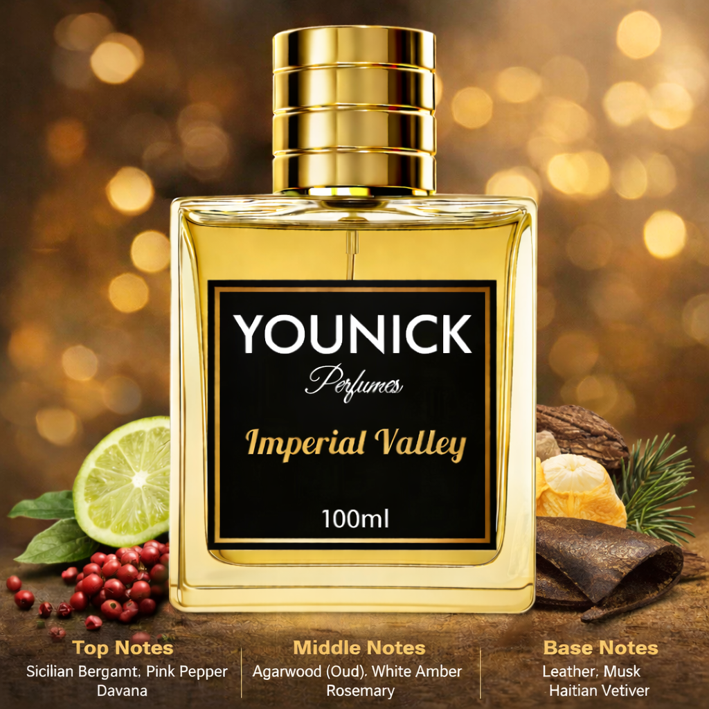 Imperial Valley Eau de Parfum by YOUNICK – Majestic Elegance in Every Note Inspired by Imperial Valley by Gissah