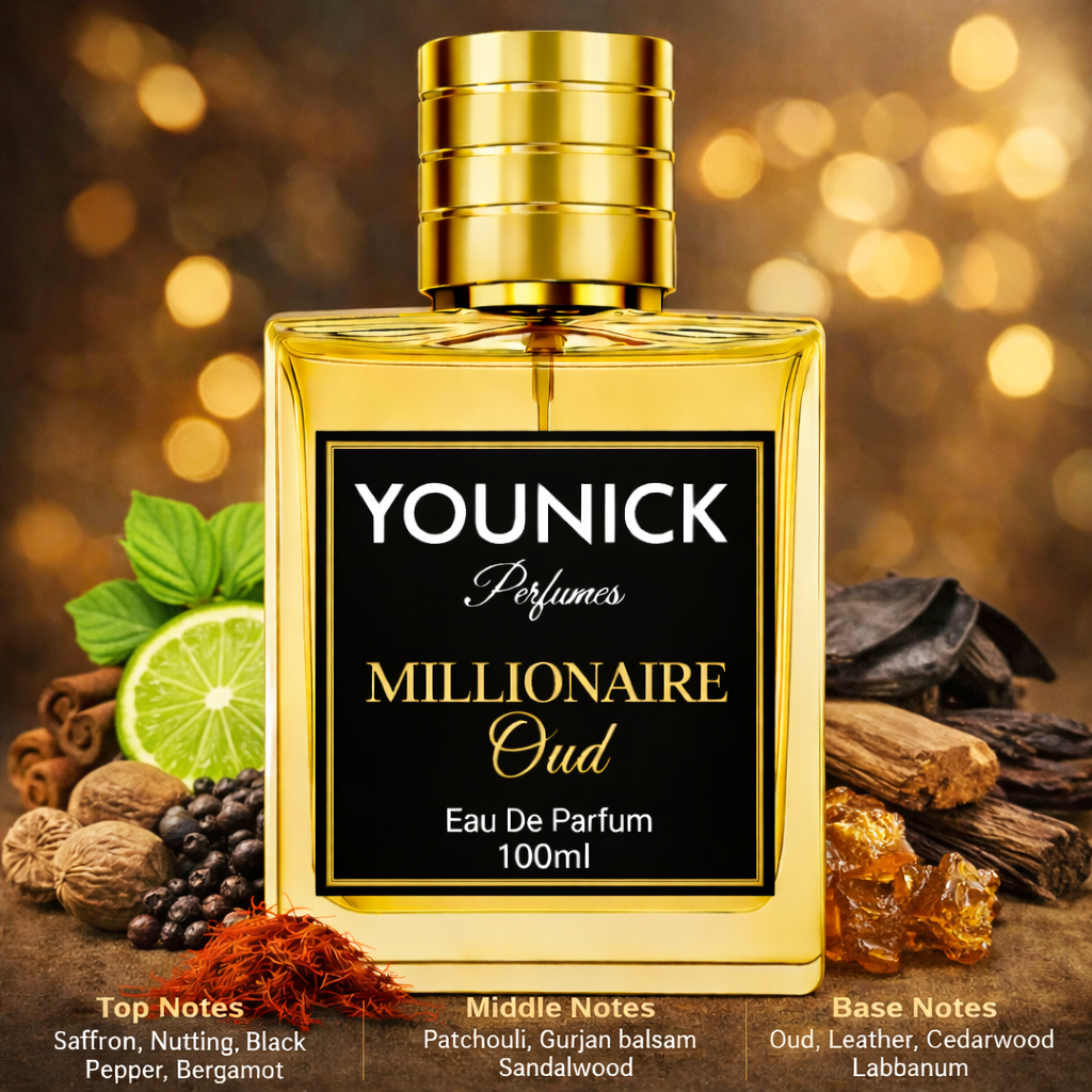 Millionaire Oud by YOUNICK Eau de Parfum Inspired by 1 Million Golden Oud by Rabanne