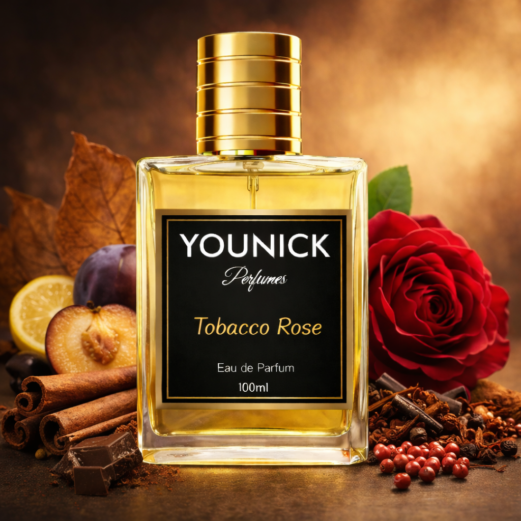 YOUNICK Tobacco Rose Eau De Parfum – Inspired Version of Tabac Rose by BDK Parfums | Tobacco & Turkish Rose Fragrance
