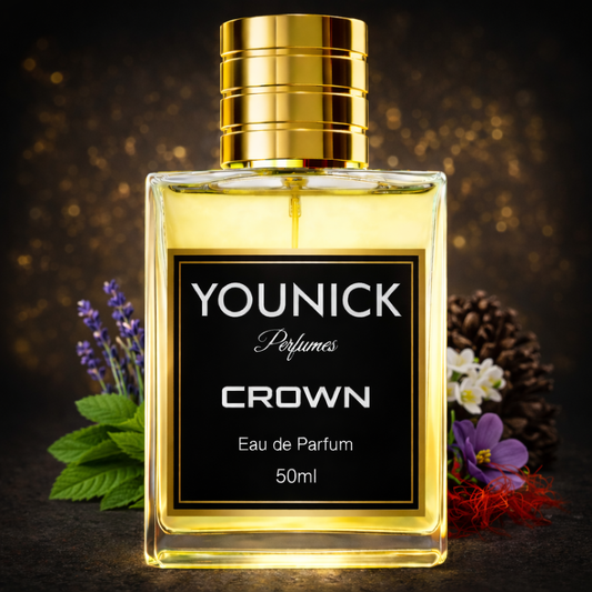 YOUNICK Crown Eau De Parfum – Royal Oud & Spice Luxury Fragrance for Men