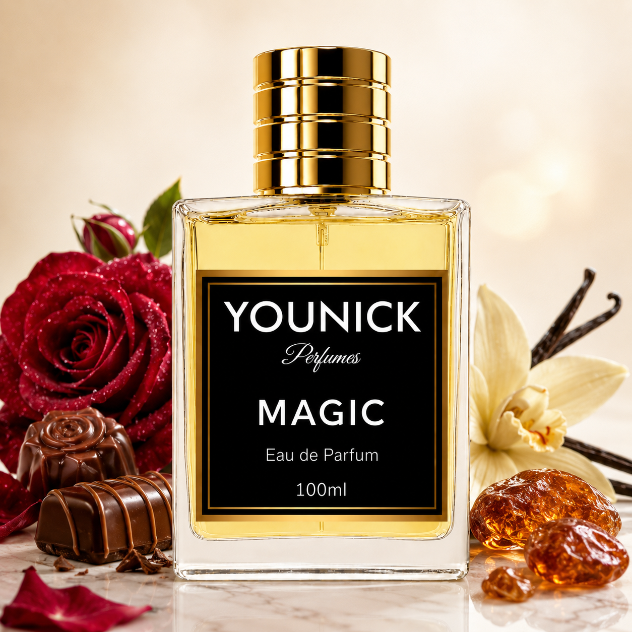 YOUNICK Magic Eau de Parfum for Men & Women | Long Lasting Luxury Perfume | Premium Fragrance Spray
