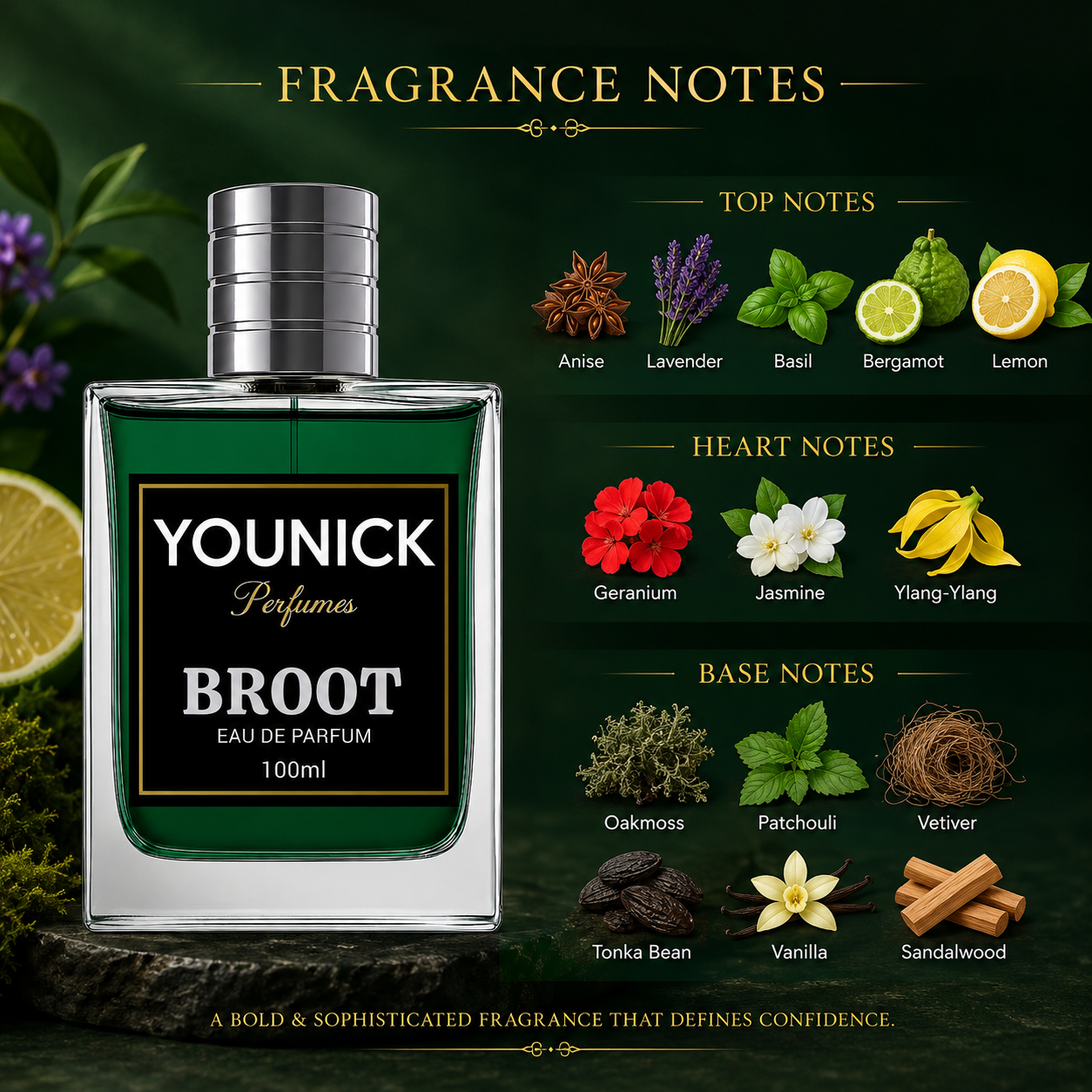 YOUNICK Broot Eau De Parfum – Inspired by Brⓤt by Fabⓔrgⓔ for Men