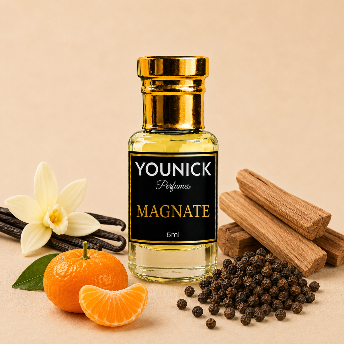 YOUNICK MAGNATE Premium Attar | Long Lasting Alcohol-Free Perfume Oil