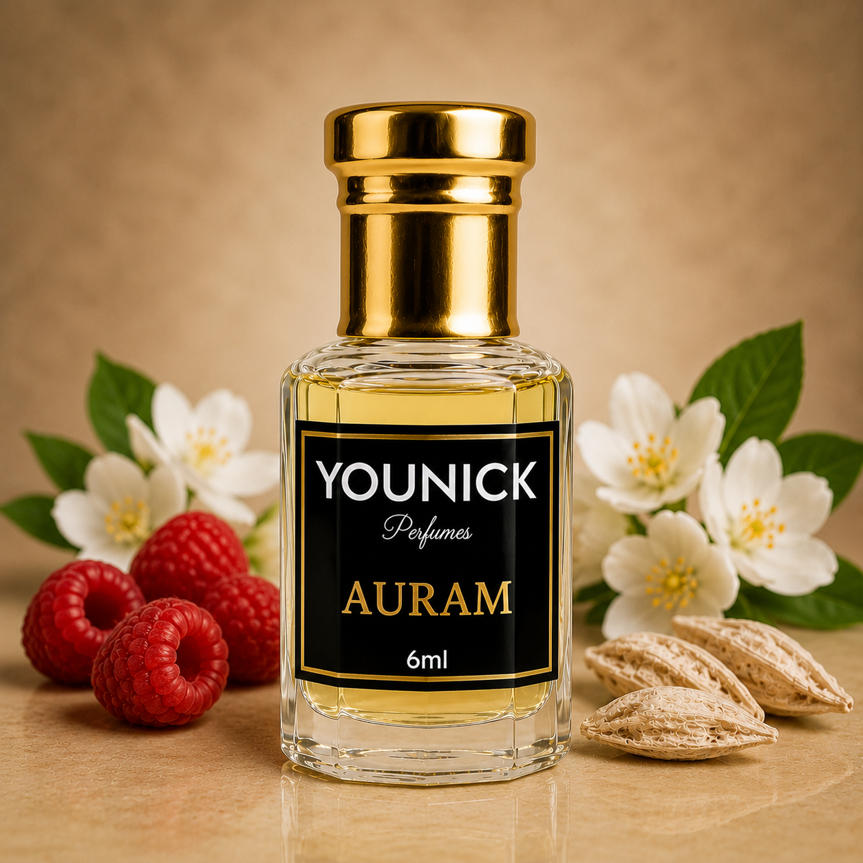 YOUNICK AURAM Attar (Inspired Version of Aurum by Ajmal) | Premium Long Lasting Non-Alcoholic Attar | Unisex Perfume Oil | Available in