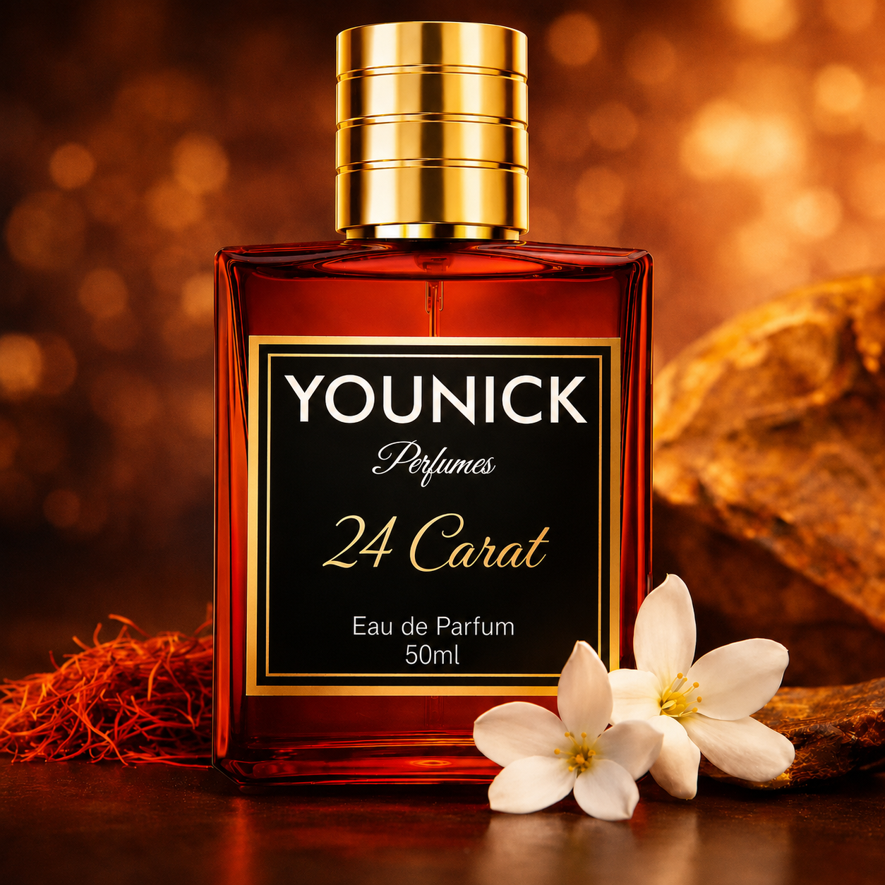 YOUNICK 22 Carat Eau De Parfum ( Inspired version of Baccarat Rouge 540 by Maison Francis Kurkdjian )
