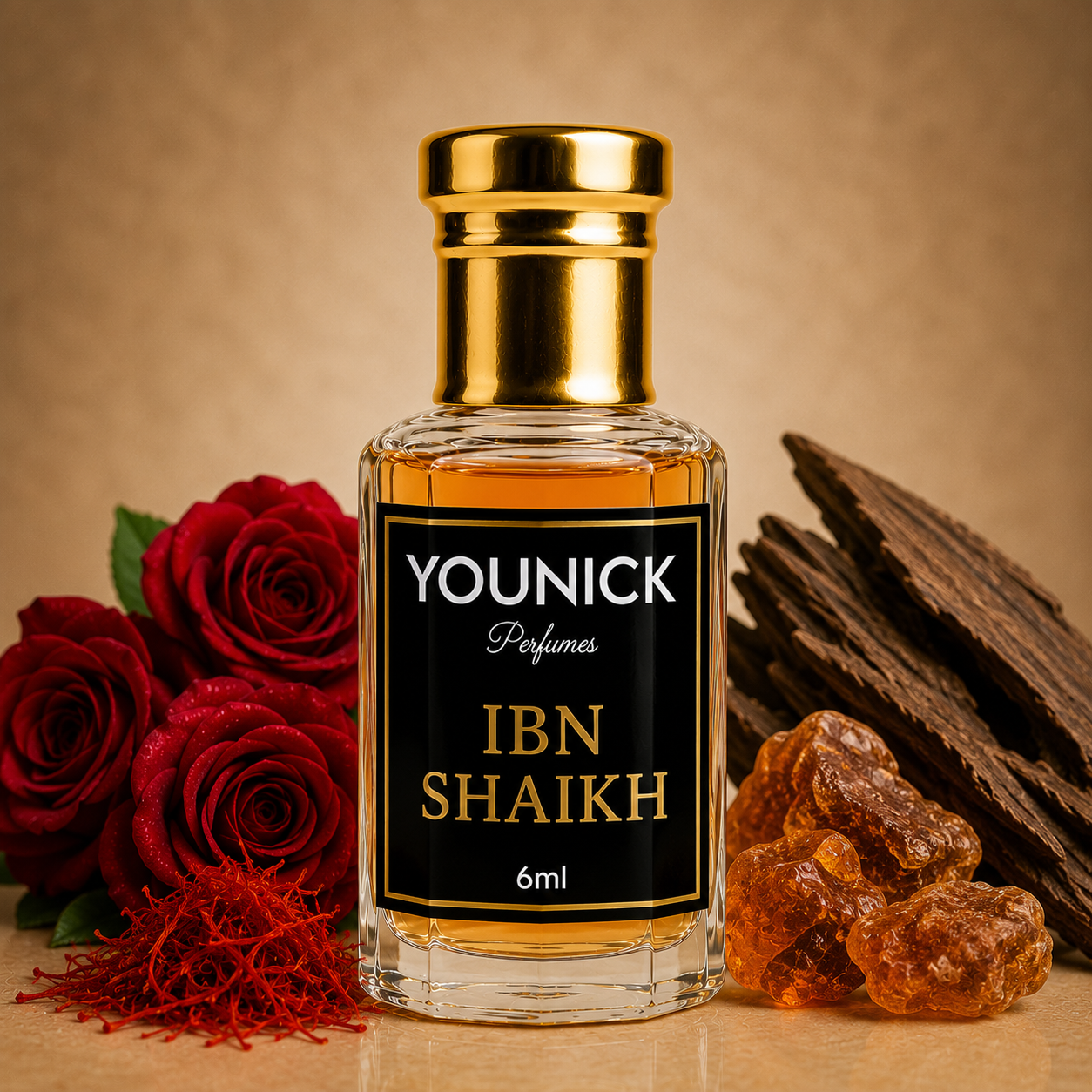 IBN SHEIKH by YOUNICK Attar for Men & Women Inspired By Bꀤn S卄aik🅗 by Ahmⓔd Al Mⓐghrib🅘 Luxury Arabian Oud Perfume | Long Lasting Fragrance