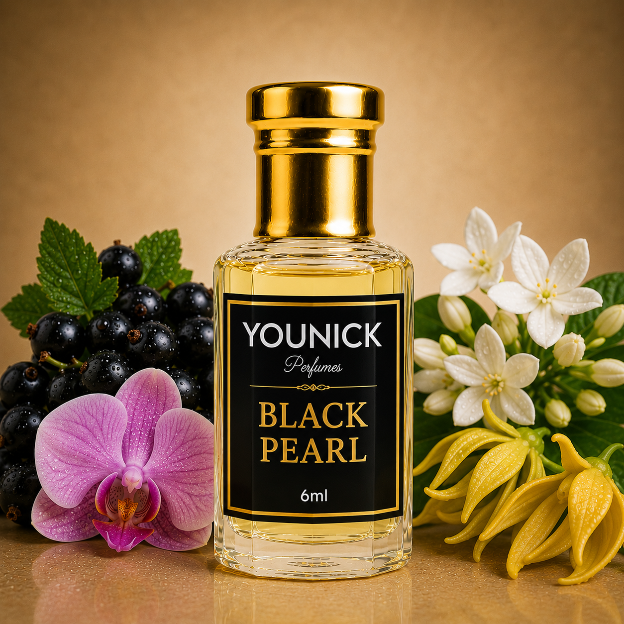 YOUNICK Black Pearl Premium Attar Inspired By Tomford Black Orchid | Luxury Long Lasting Perfume Oil | Unisex Concentrated Attar