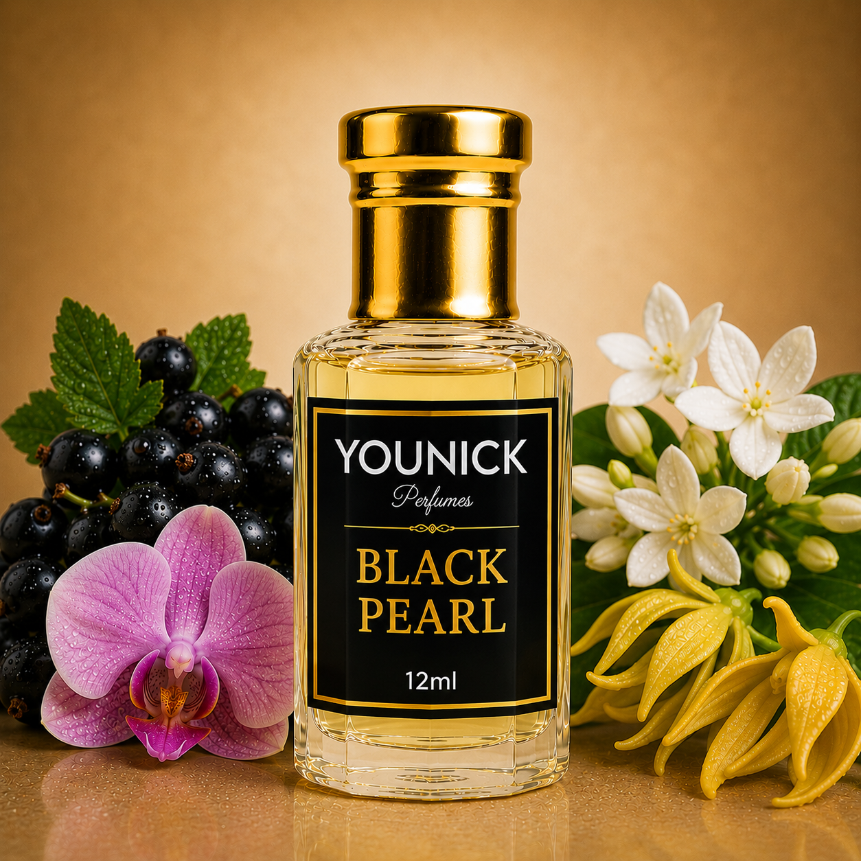 YOUNICK Black Pearl Premium Attar Inspired By Tomford Black Orchid | Luxury Long Lasting Perfume Oil | Unisex Concentrated Attar