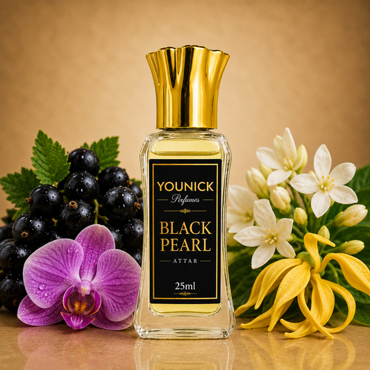 YOUNICK Black Pearl Premium Attar Inspired By Tomford Black Orchid | Luxury Long Lasting Perfume Oil | Unisex Concentrated Attar