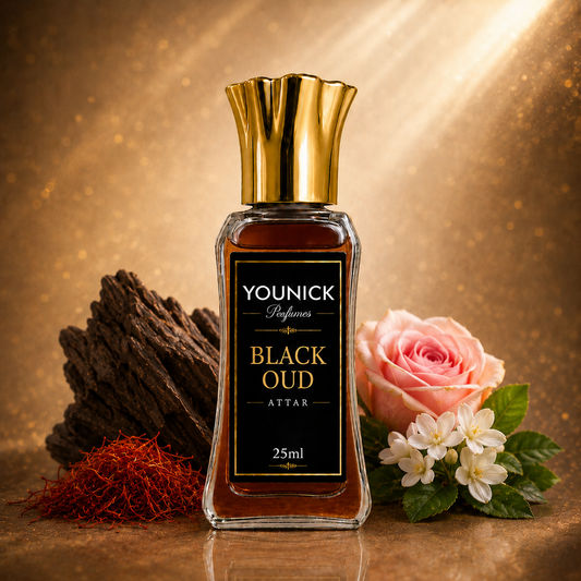 Black Oud Attar by YOUNICK Perfumes | Strong & Long Lasting Woody Fragrance