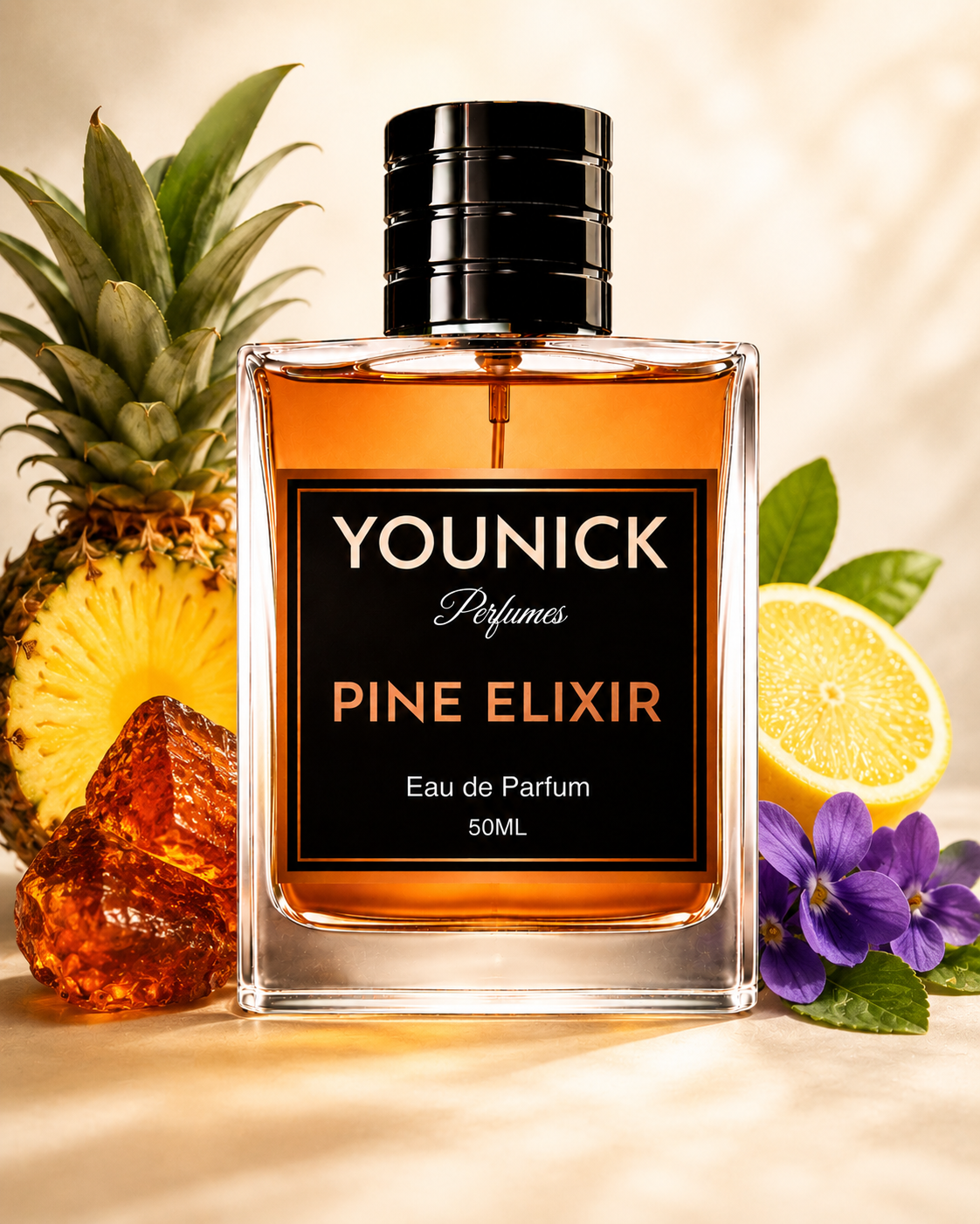 PINE ELIXIR by YOUNICK | Eau De Parfum| Fresh Fruity Woody Perfume for Men