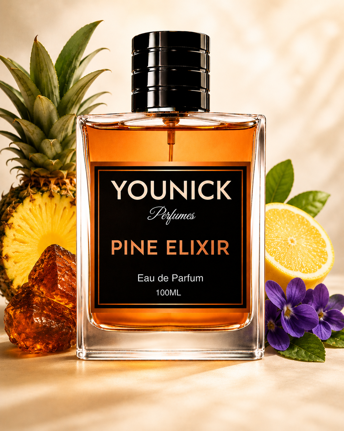 PINE ELIXIR by YOUNICK | Eau De Parfum| Fresh Fruity Woody Perfume for Men