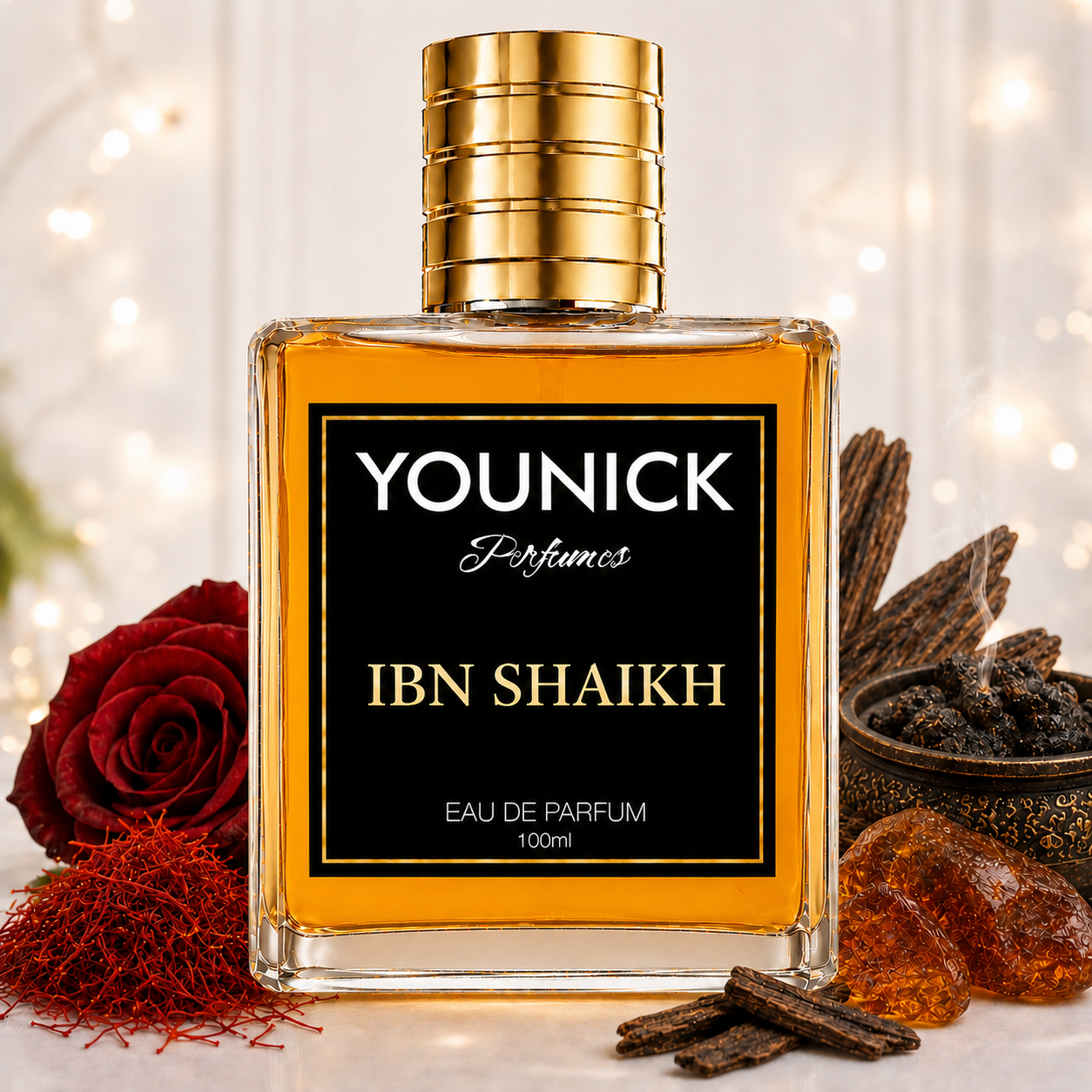 IBN SHEIKH by YOUNICK Eau De Parfum for Men & Women | Luxury Arabian Oud Perfume | Long Lasting Fragrance