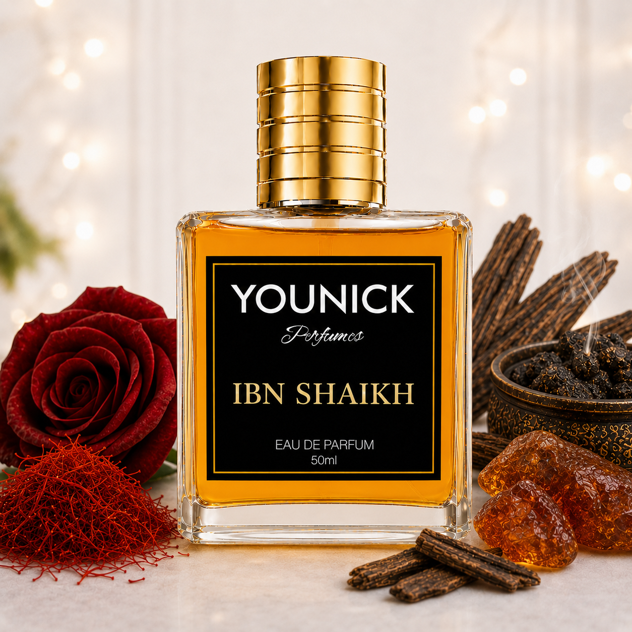 IBN SHEIKH by YOUNICK Eau De Parfum for Men & Women | Luxury Arabian Oud Perfume | Long Lasting Fragrance