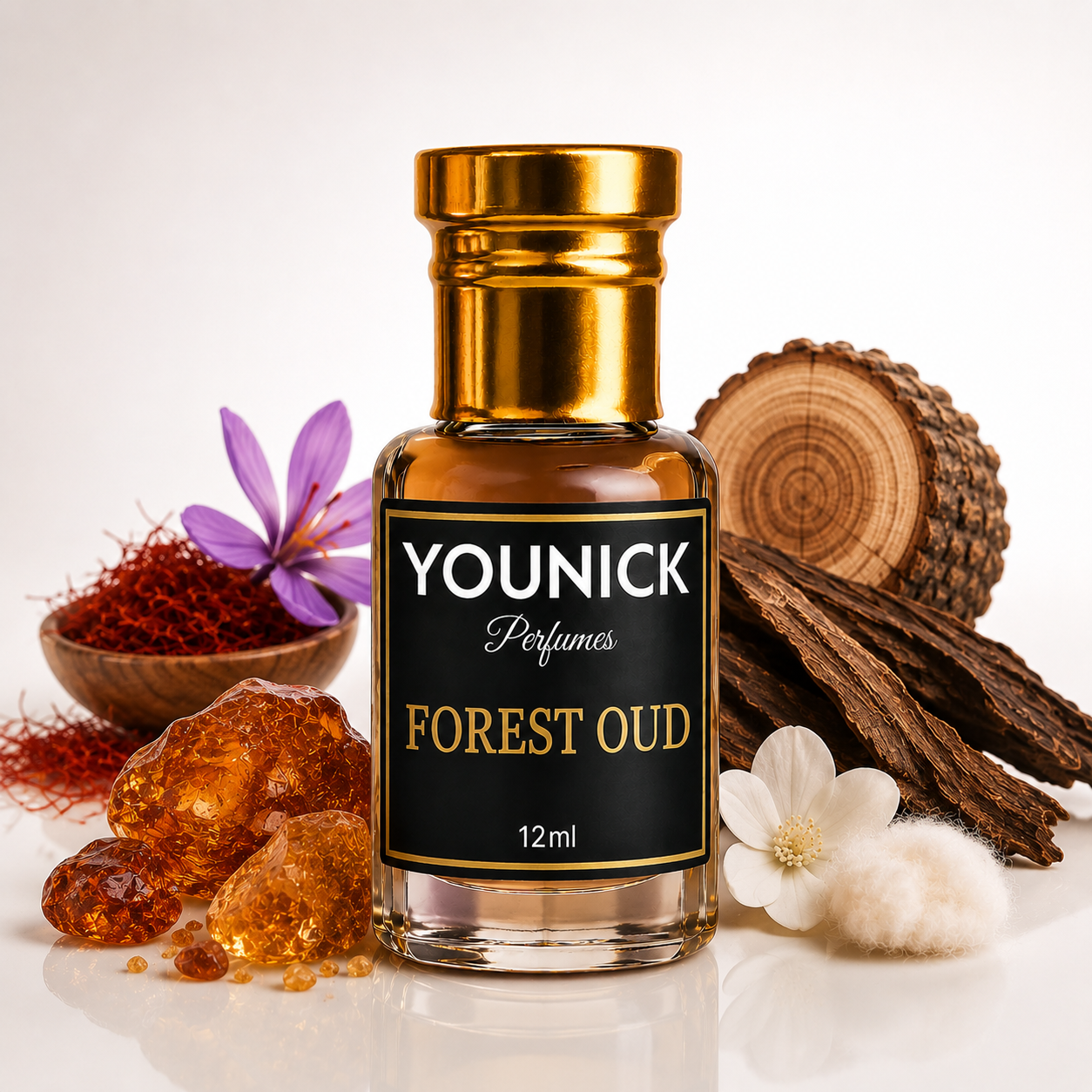 YOUNICK Forest Oud Premium Attar | Luxurious Woody Oriental Fragrance for Men & Women