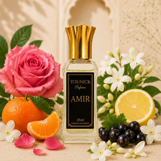 YOUNICK AMIR Premium Attar | Long Lasting Alcohol-Free Concentrated Perfume Oil | Floral Citrus Woody Fragrance