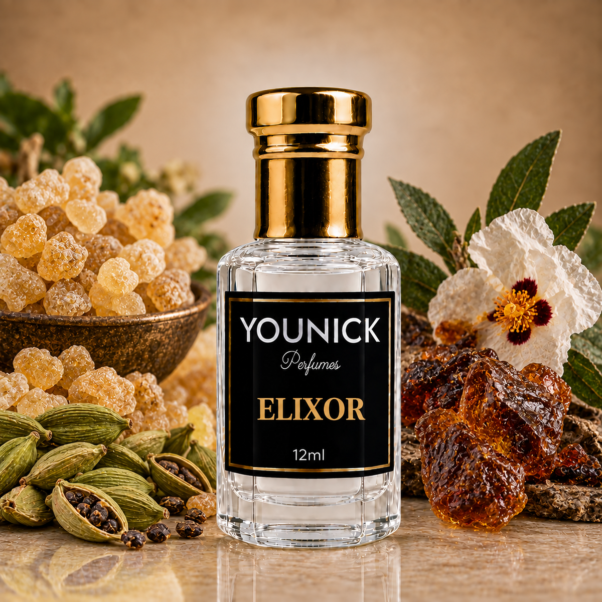 YOUNICK ELIXOR Attar – Inspired by Boss Bottled Elixir | Premium Woody & Spicy Attar