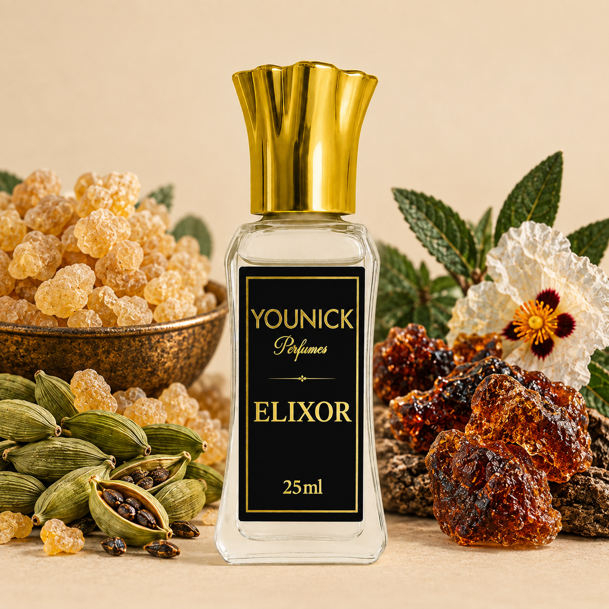YOUNICK ELIXOR Attar – Inspired by Boss Bottled Elixir | Premium Woody & Spicy Attar