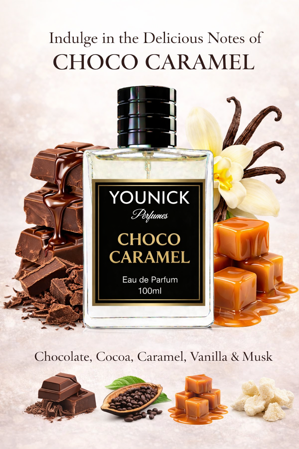 Choco Caramel Perfume Eau de Parfum by Younick Perfumes