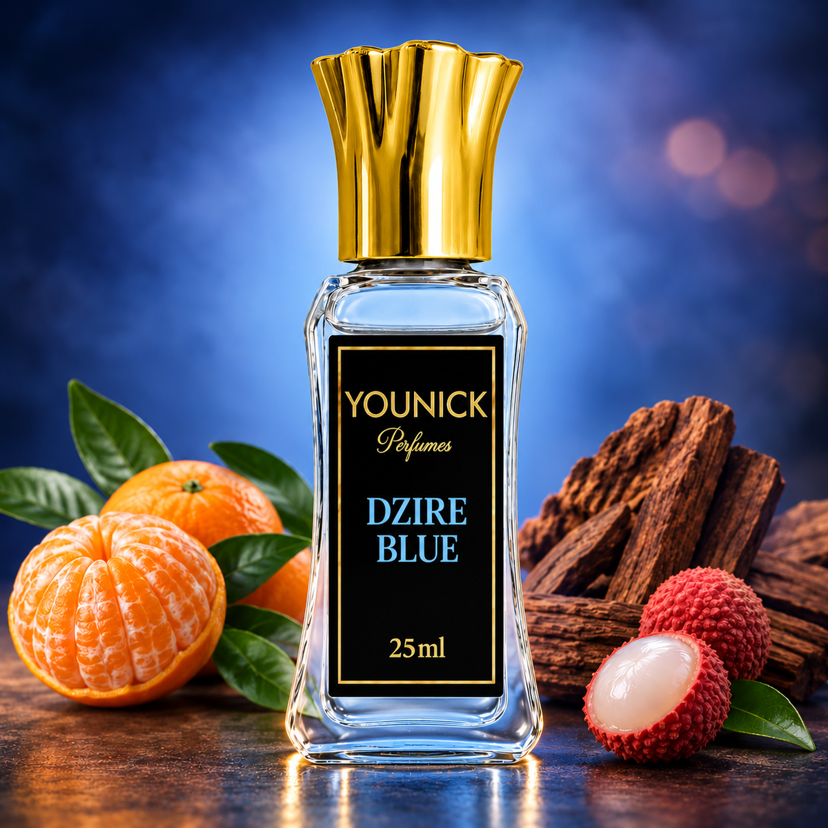 YOUNICK DZIRE BLUE Attar – Fresh Aquatic & Citrus Fragrance | Long-Lasting Attar for Men & Women | 6ml / 12ml / 25ml