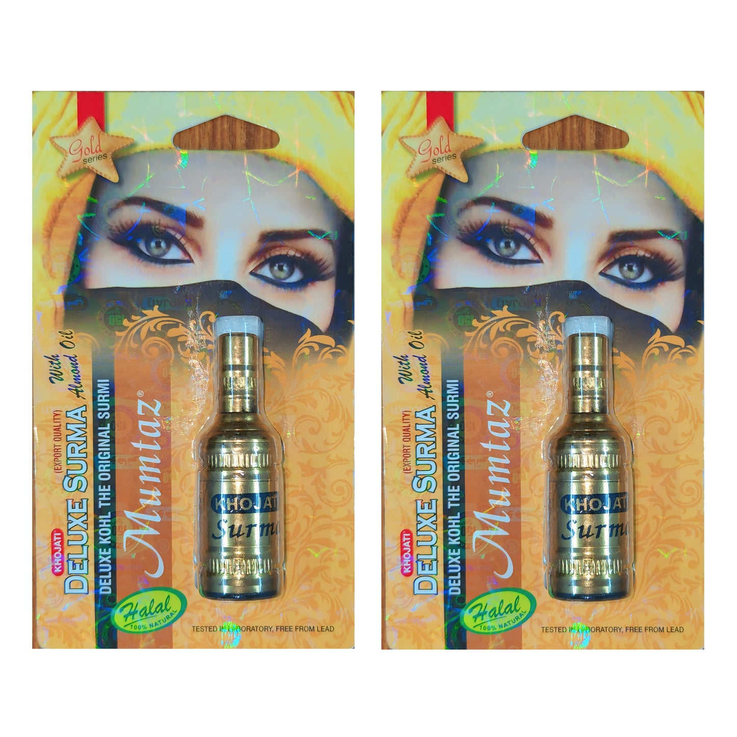 Deluxe Khojati Surma Combo Pack Of 2 (Original with Almond Oil)