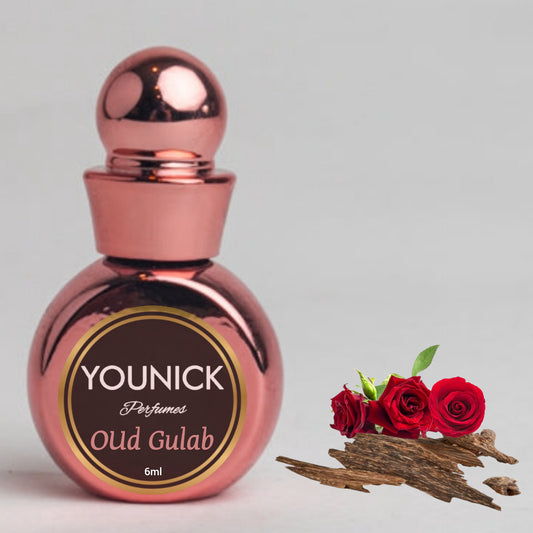 Oud Gulab 6ml Premium Strong Attar by YOUNICK