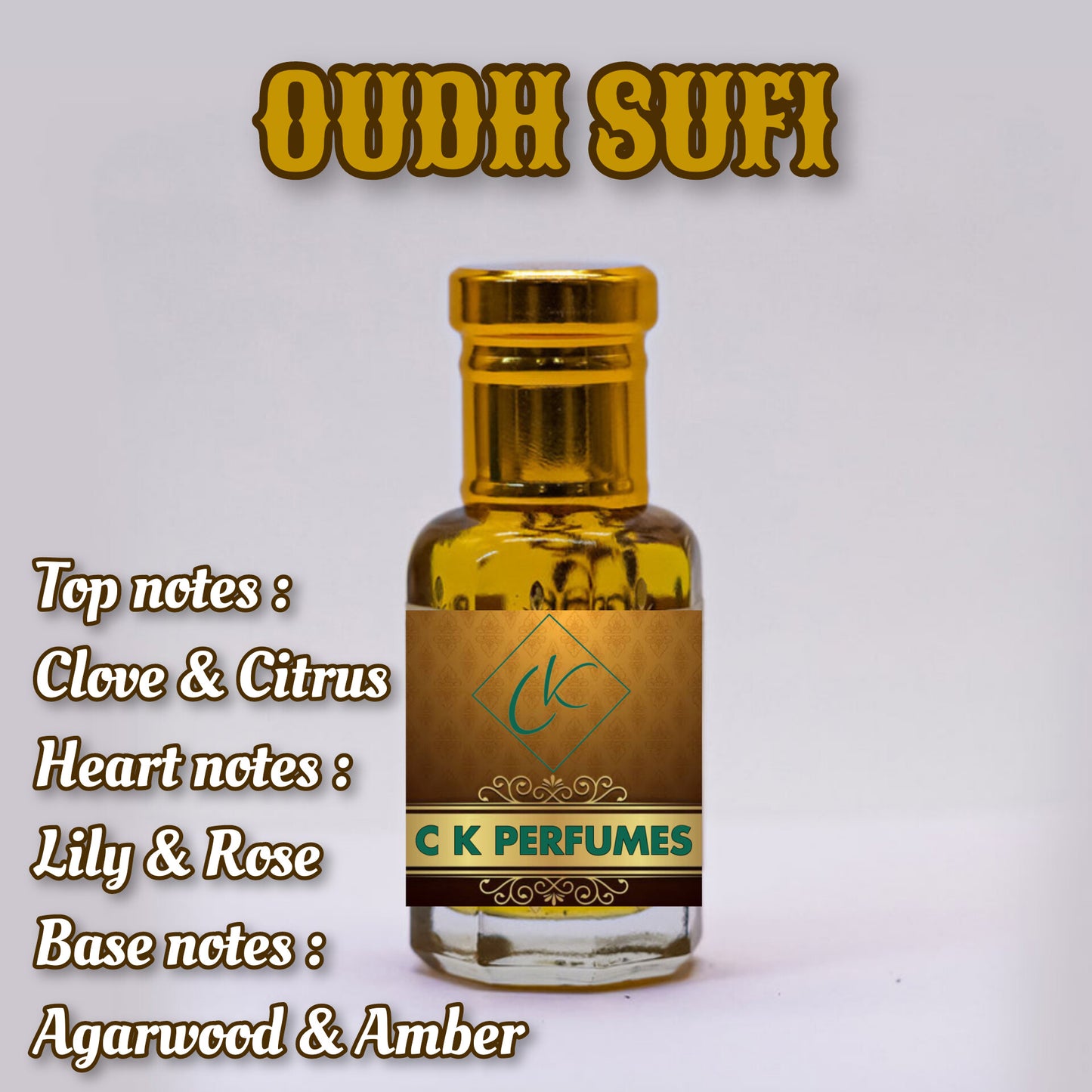 OUDH SUFI ATTAR WOODY STRONG LONG LASTING ATTAR 6ML ROLL ON YOUNICK PERFUMES