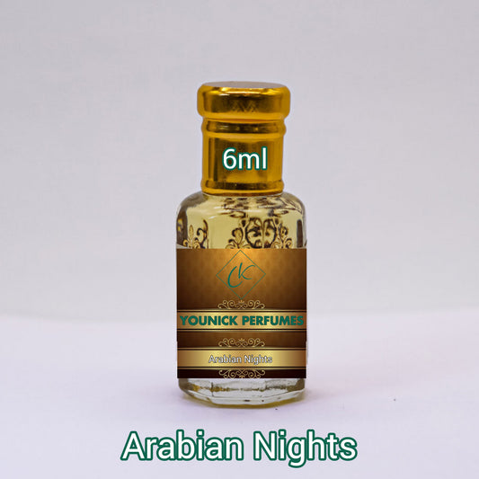 ARABIAN NIGHTS 6ML ATTAR HIGH QUALITY LONG LASTING ATTAR BY YOUNICK