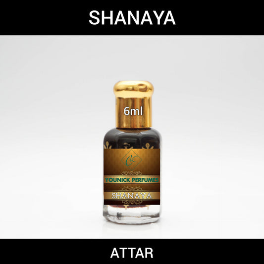 SHANAYA ATTAR 6ML BY YOUNICK PERFUMES  Arabic & French Blend | Unisex Non-Alcoholic Roll-On | Long Lasting Attar