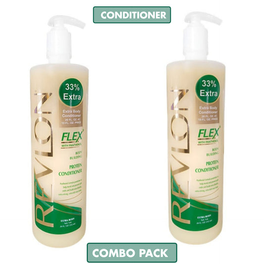 Revlon Flex Protein Conditioner Combo Pack (592ml*2 Bottles) Dry & Damage Control