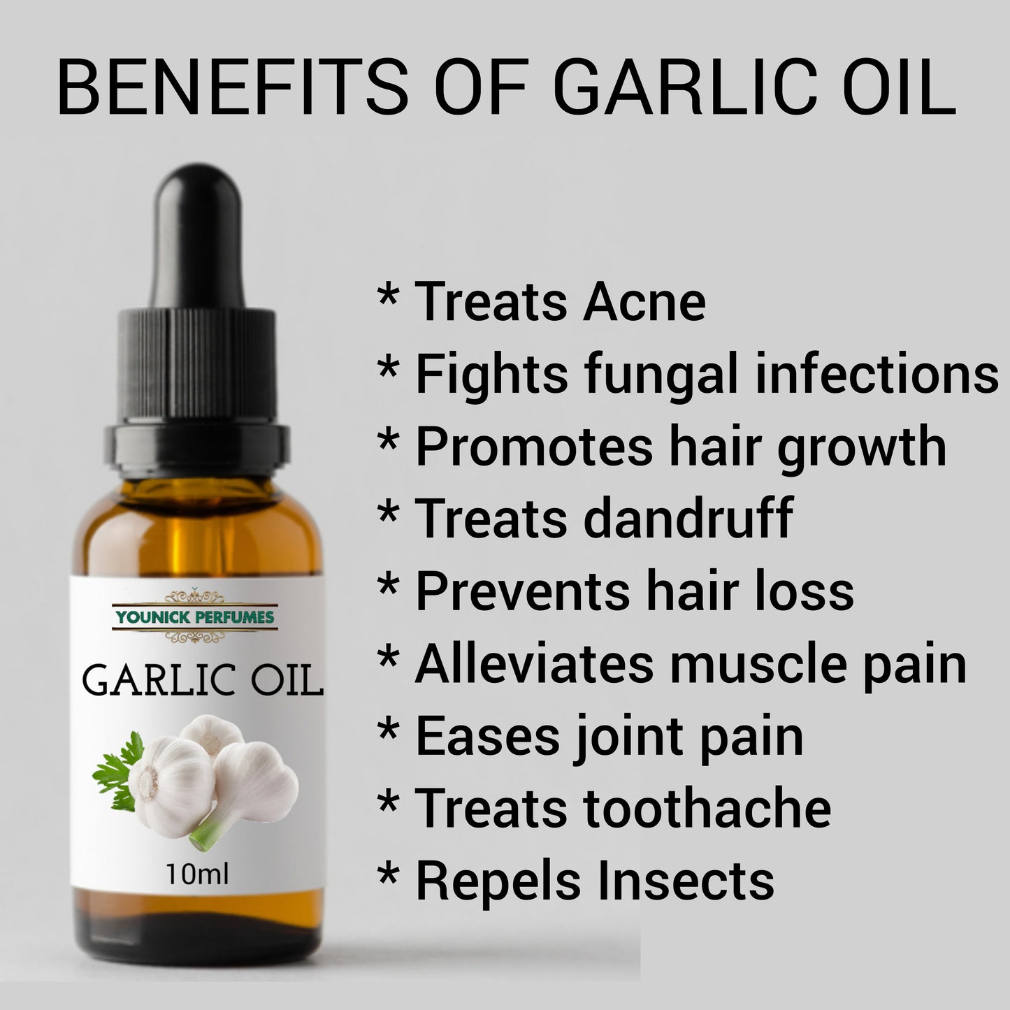 YOUNICK GARLIC OIL ESSENTIAL OIL (LAHSUN OIL) 10ML