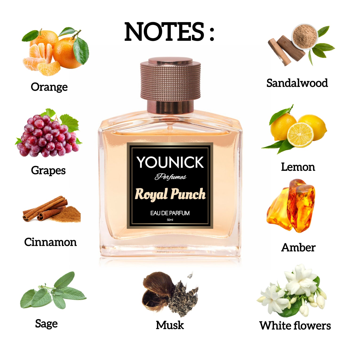 YOUNICK ROYAL PUNCH PERFUME 50 ML UNISEX EAU DE PARFUM