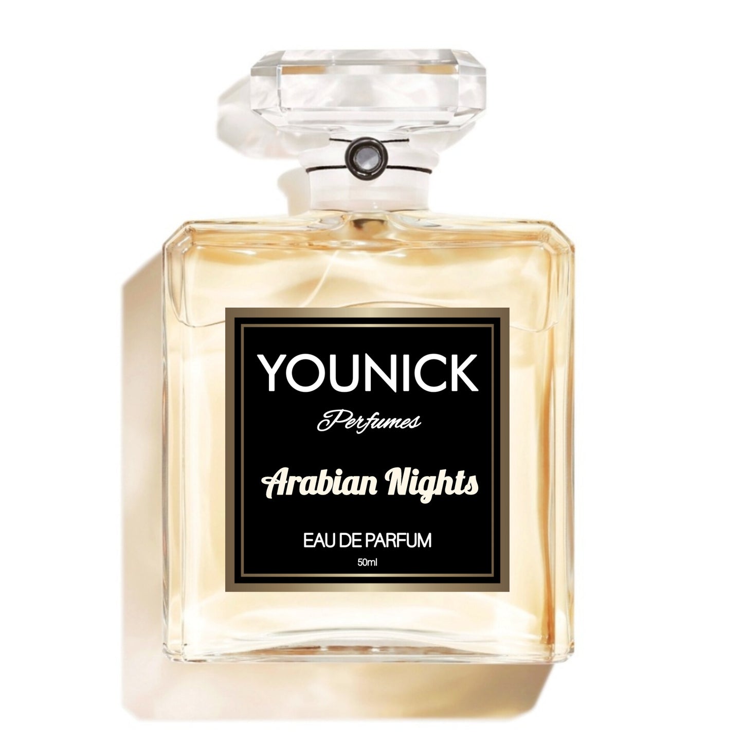 YOUNICK ARABIAN NIGHTS PERFUME 50ML EAU DE PARFUM ARABIC AND FRENCH MIXTURE PREMIUM, STRONG UNISEX PERFUME